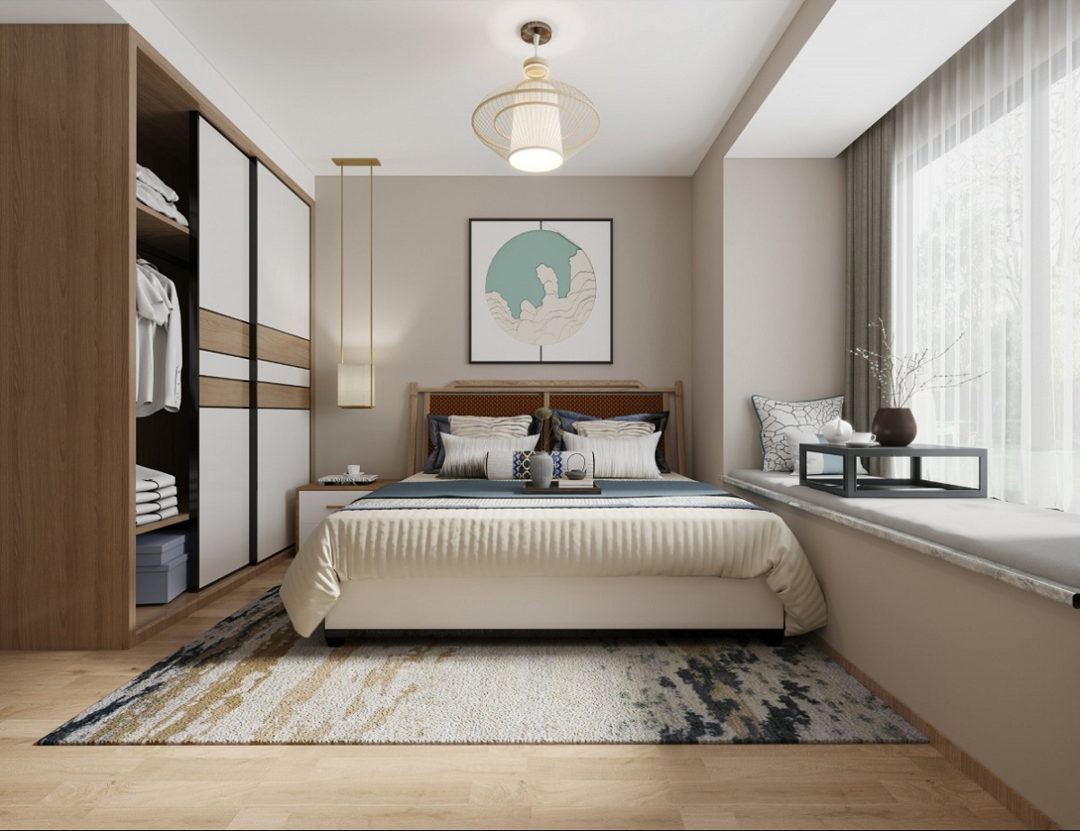 蘇州嘉譽山臥室裝修 蘇州92平米臥室裝修