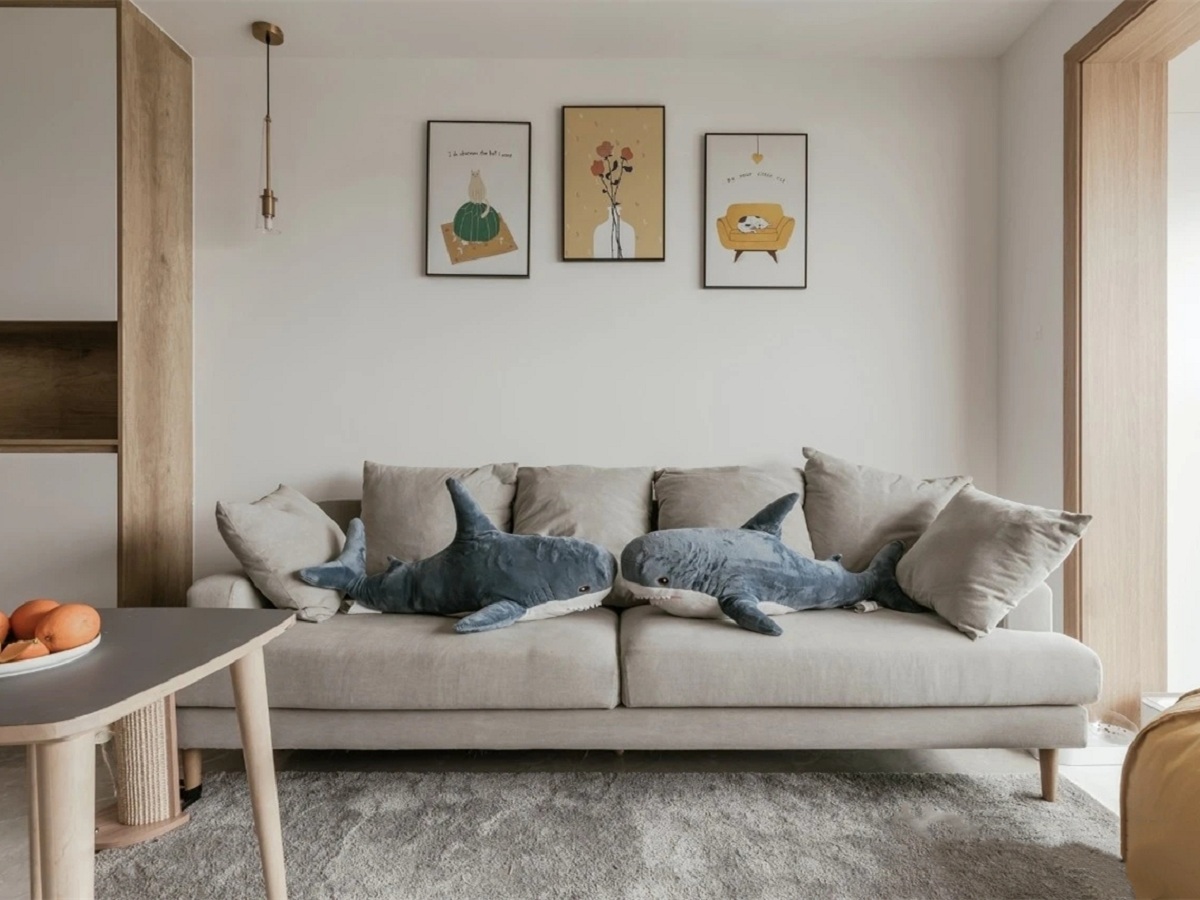 蘇州景瑞東環之歌客廳裝修設計 蘇州85平米客廳裝修設計