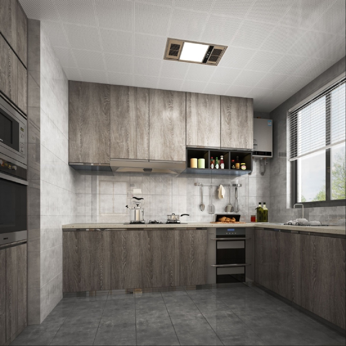 蘇州水秀苑廚房裝修 蘇州130平米廚房裝修