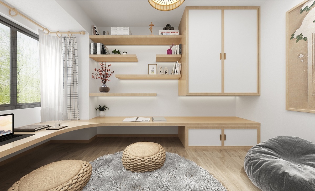 蘇州水秀苑書房裝修 蘇州130平米書房裝修