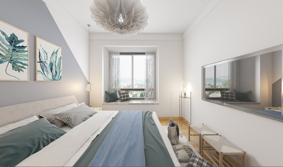 蘇州楓丹壹號臥室裝修 蘇州110平米臥室裝修