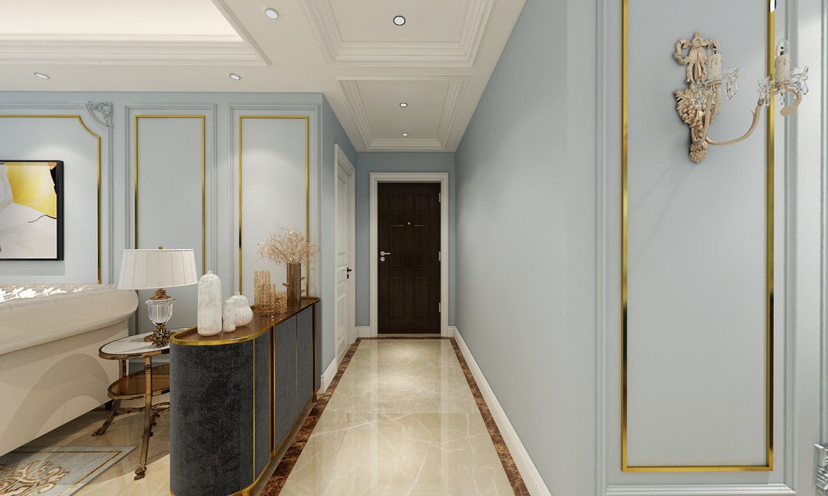 蘇州世貿(mào)尚運(yùn)苑玄關(guān)裝修 蘇州185平米玄關(guān)裝修