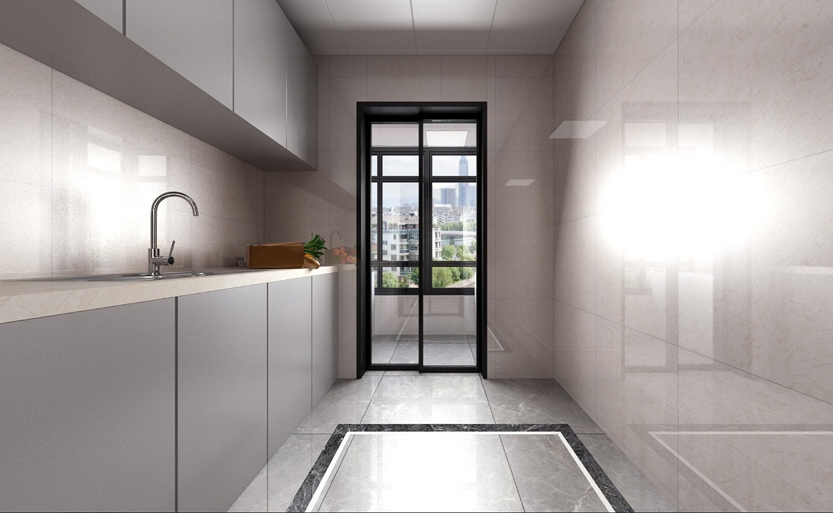 蘇州華宇錦繡花城廚房裝修 蘇州別墅廚房裝修