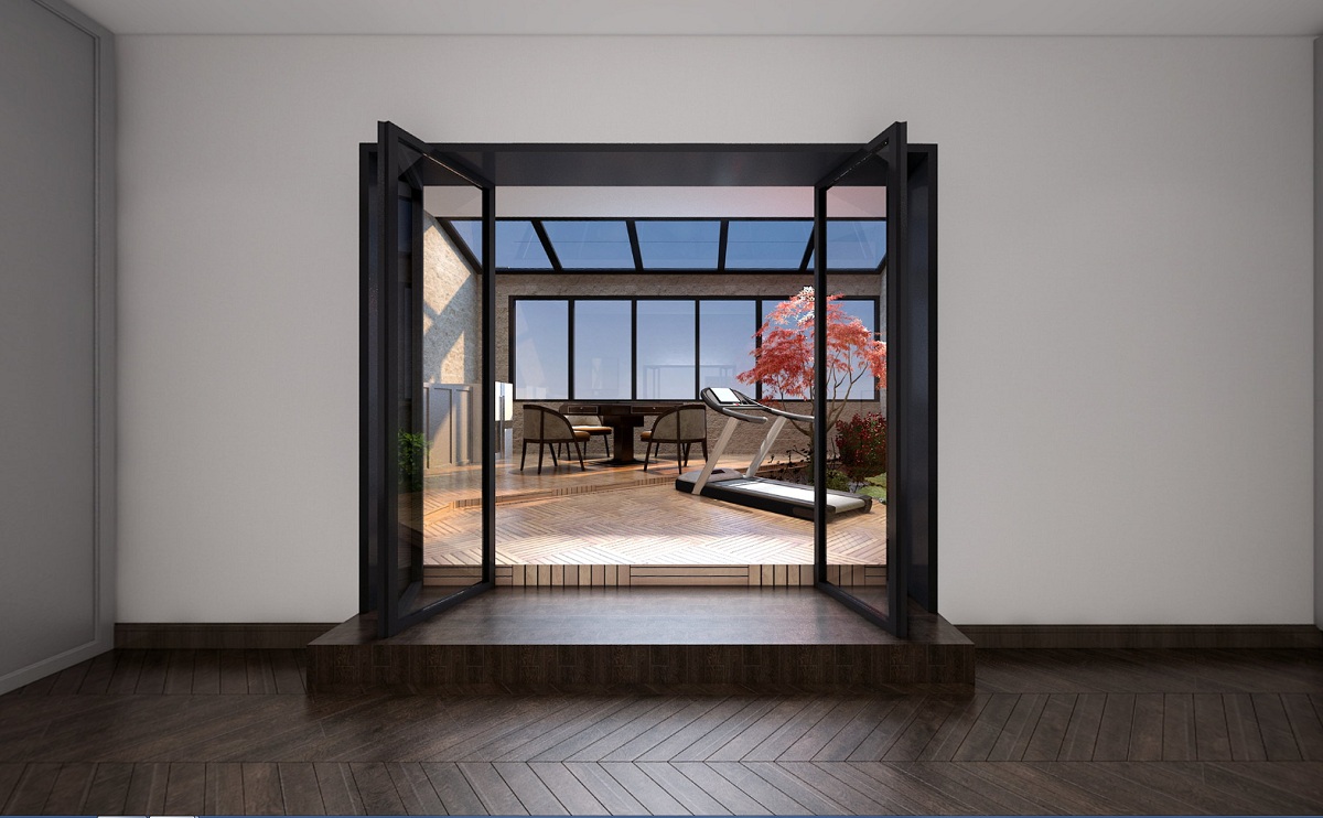 蘇州華宇錦繡花城陽臺裝修 蘇州別墅陽臺裝修