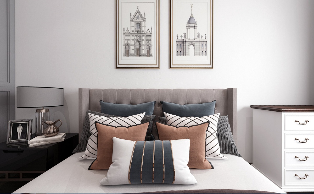 蘇州華宇錦繡花城臥室裝修設計 蘇州別墅臥室裝修設計